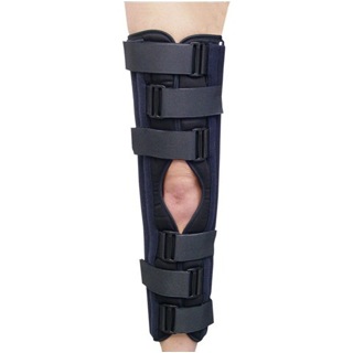Photograph of brace worn for the first two weeks following your ACL surgery